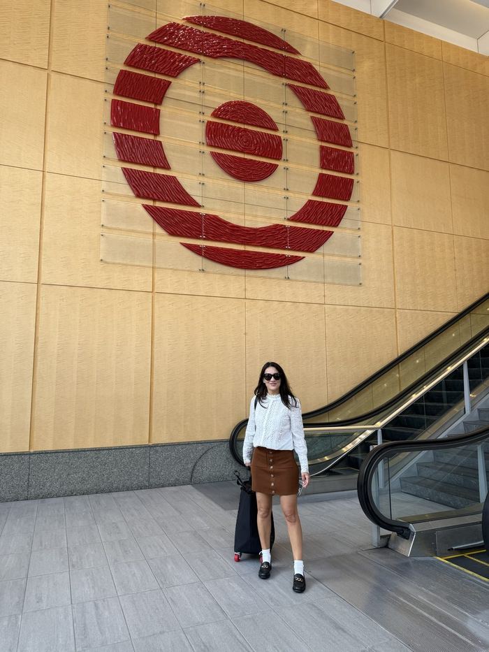 Samantha Brückner at Target headquarters, Minneapolis